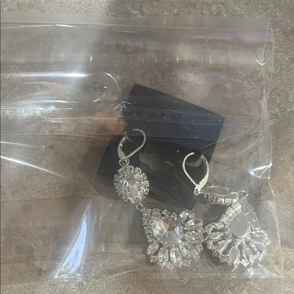 Silver Drop Earrings